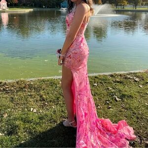 Portia and Scarlett Vibrant Pink Gown